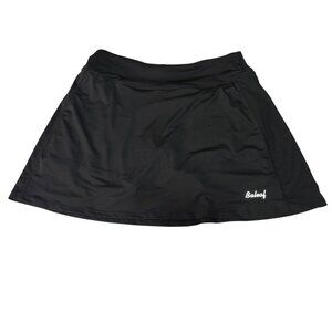 Baleaf Womens Activewear Skirt With Built-In Shorts Black Medium Lightweight Com